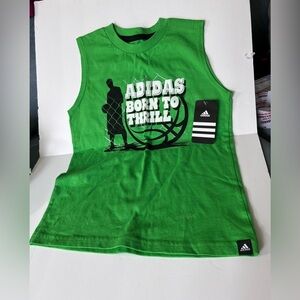 Adidas boys size 7 newest tag tank top​